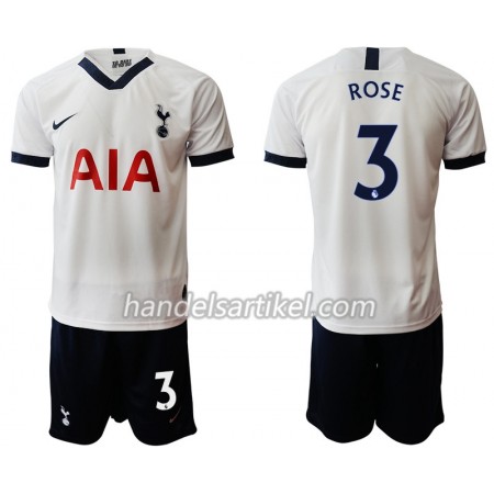 Tottenham Hotspur ROSE 3 Kinder Heim Trikotsatz 2019/20 Kurzarm (+ Kurze Hosen)